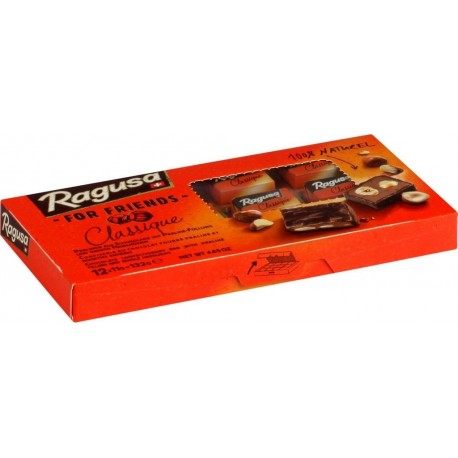 RAGUSA Chocolat au lait les 12 chocolats de 11g