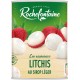 ROCHEFONTAINE Litchis au sirop léger la boîte 565g