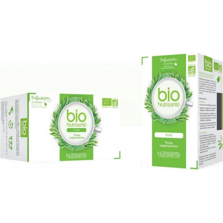 BIONUTRISANTE Infusion thym Bio 20 sachets