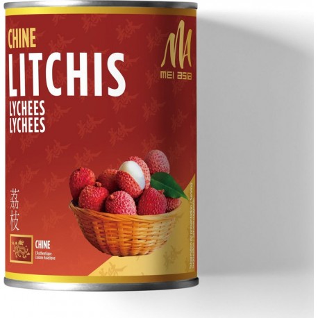 MEI ASIA Litchis au sirop 255g