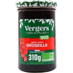 VERGERS DES ALPILLES Gelée extra de groseille Bio 310g