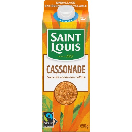 SAINT LOUIS Sucre de canne non raffiné 650g