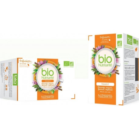 BIONUTRISANTE Infusion transit Bio 20 sachets