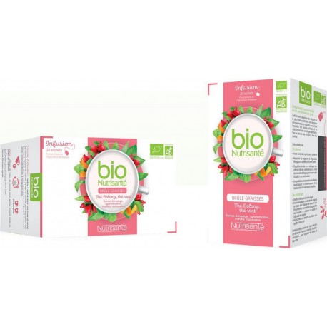 NUTRISANTE Infusion brûle graisse Bio 20 sachets