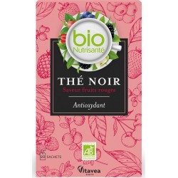 NUTRISANTE Thé noir saveur fruits rouges Antioxydant 20 sachets