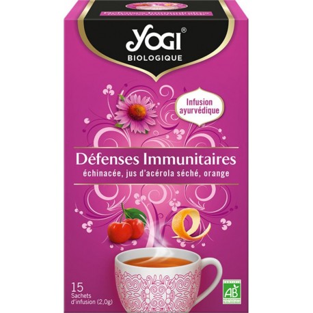 YOGI Infusion défenses immunitaires 15 sachets