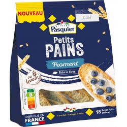 BRIOCHE PASQUIER Petits pains grillés froment au levain 225g