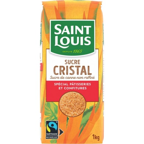 SAINT LOUIS Sucre Cristal de Canne 1Kg