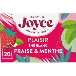 JOYCE Thé blanc saveur fraise et menthe Plaisir 30g