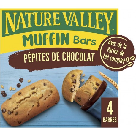 NATURE VALLEY Barres Muffins Chocolat 4 barres