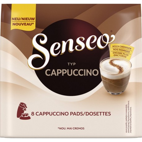 SENSEO Café en dosette cappuccino compatibles Senseo 8 dosettes