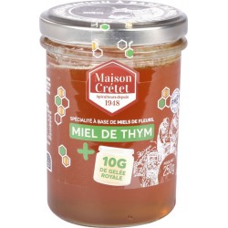 MIEL CRETET Miel de thym et gelée royale 250g