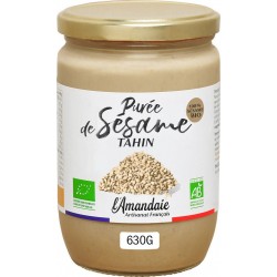 BIO AMANDAIE Purée de sésame tahin crue BIO L'AMANDAIE 630g