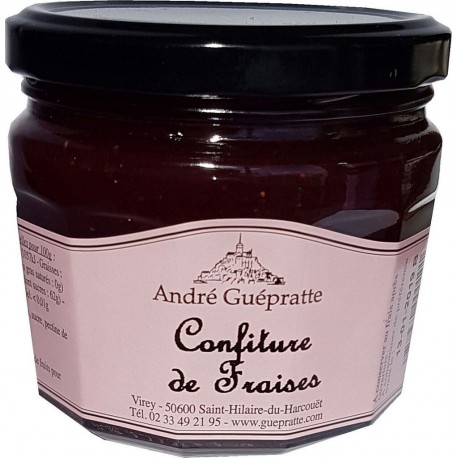 ANDRE GUEPRATTE Confiture de fraises 370g