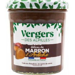 VERGERS DES ALPILLES Confiture délices de marrons d'ardèche 370g