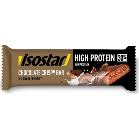 ISOSTAR Barre protéinée chocolat crispy la barre de 55g