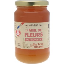 LES RUCHERS DU LUBERON Miel de fleurs de Provence 500g