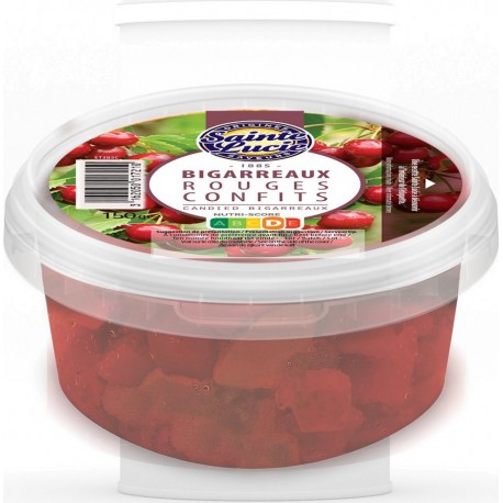 SAINTE LUCIE Bigarreaux rouges confits 150g