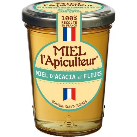 APICULTEUR Miel d'acacia et fleurs L' 250g