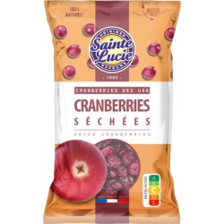 SAINTE LUCIE Cranberries séchées le paquet 125g