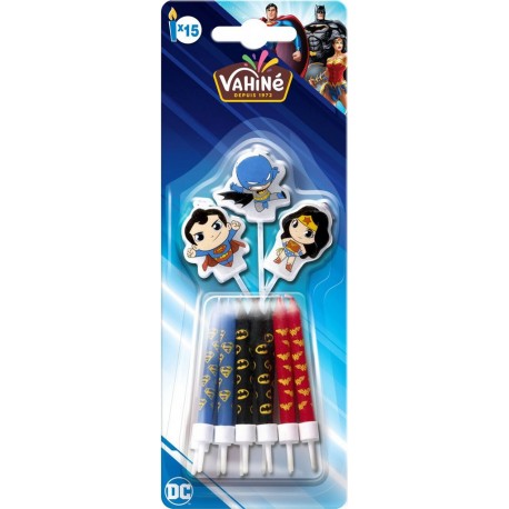 DC VAHINE Bougies DC Comics VAHINE 15 pièces