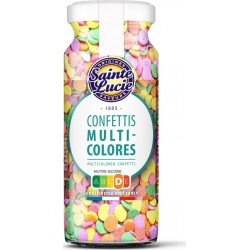 SAINTE LUCIE Aides pâtisserie confettis multicolores 5g