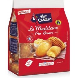 KER CADELAC Madeleine Pur Beurre 12 madeleines