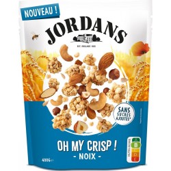 JORDANS Céréales oh my crisp noix 400g