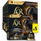 OR BARISTA Café Capsules Double Ristretto Intensité 11 Compatibles Nespresso L' lot de 5 boîtes de 10 capsules