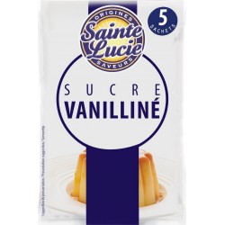 SAINTE LUCIE Sucre vanillé les 5 sachets 37.5g