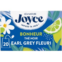 JOYCE Thé noir saveur earl grey fleuri Bonheur 30g