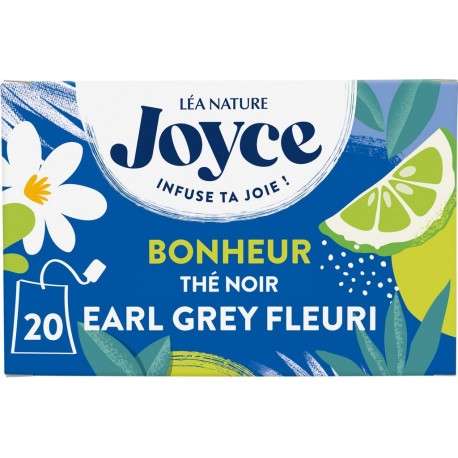 JOYCE Thé noir saveur earl grey fleuri Bonheur 30g