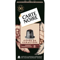 CARTE NOIRE Café Cuvée de Caratère 10% Longue Fermentation 10 capsules