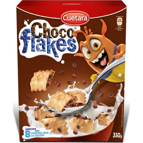 CUETARA Céréales choco flakes 350g