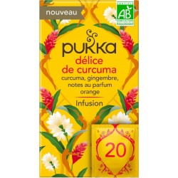 PUKKA Infusion délice de curcuma, bio 20 sachets