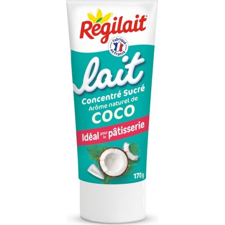 REGILAIT Lait Concentré Sucré à la Coco le tube de 170g