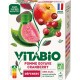 VITABIO Compote Pomme, Goyave et Cranberry Défenses Bio les 4 gourdes de 100g