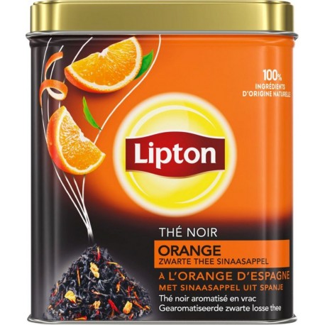 LIPTON Thé Noir à l'Orange d'Espagne 150g