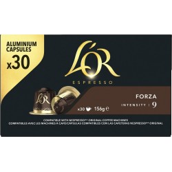 OR ESPRESSO Café capsule espresso forza compatible Nespresso L' 30