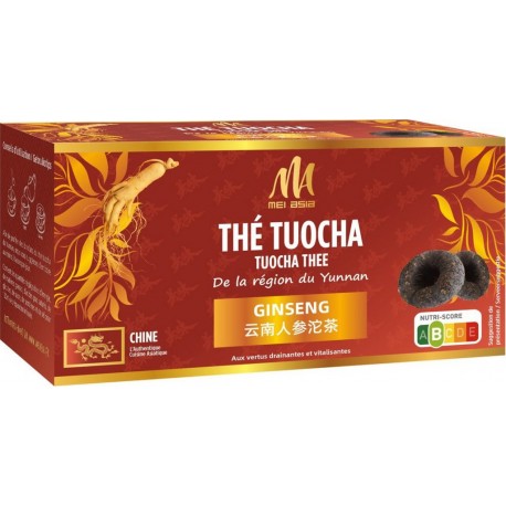 MEI ASIA Thé tuocha ginseng 40g