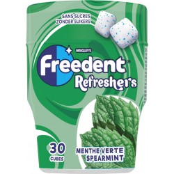 FREEDENT Chewing-gum Refresher Sans Sucres Menthe et Menthol 67g