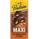 POULAIN Tablette de chocolat noir maxi caramel et amandes la tablette de 190g