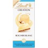 LINDT Tablette de chocolat Blanc Rocher Blanc CREATION la tablette de 148g