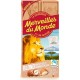 MERVEILLES Tablette de chocolat blond, noisettes et amandes pilées la tablette de 100g