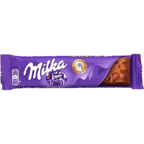 MILKA Tablette de chocolat au lait la tablette de 25g