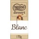 NESTLE DESSERT Tablette de chocolat blanc la tablette de 170g