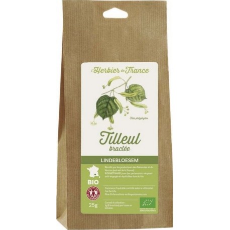 Tilleul Bractes Biopartenaire 25g Herbier De France