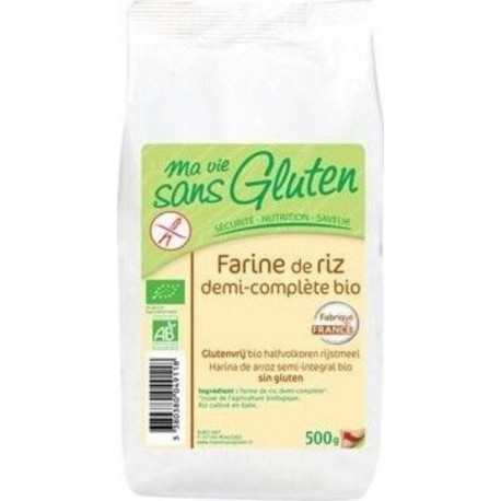 NC Farine De Riz Demi-complète Bio