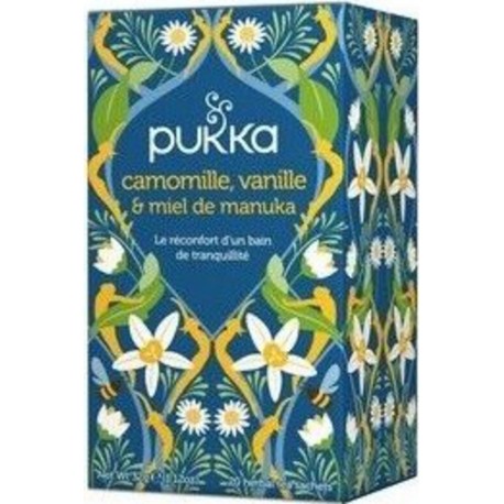 NC Infusion Camomille Vanille Miel De Manuka (20 Infusettes) Pukka