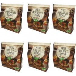 NC Lot 6x Petits Pains Grillés Suédois Blé Complet Bio Paquet 225g les 6 unités de 0.23Kg